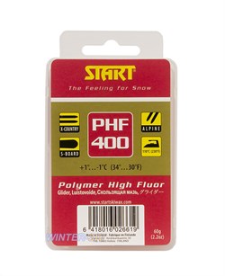 Мазь скольжения START PHF 400 Red, (-1-6 C), 60 g 2661 - фото 13204