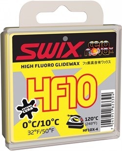 Мазь скольжения SWIX HF10X, (+10-0 C), Yellow, 40 g HF10X-4 - фото 13375