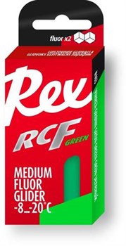 Мазь скольжения REX Racing Fluor Gliders, (-6-12 C), Green, 43g 403 - фото 17320