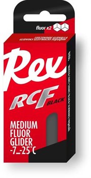 Мазь скольжения REX Racing Fluor Gliders, (-7-25 C), Graphite, 43g 406 - фото 17321