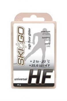 Мазь скольжения SKIGO HF Universal, (+2-20 C), White 45 g 63020 - фото 17409