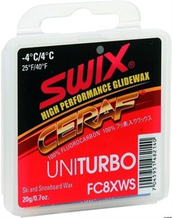 Ускоритель SWIX Cera F White Uni Turbo FC8XWS, (+4-4 C), 20 g FC8XWS - фото 17606