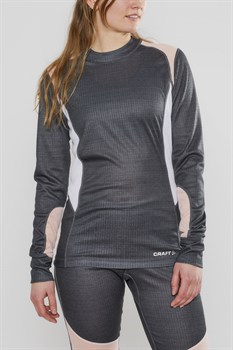 Комплект термобелья CRAFT Baselayer женский grey/pink 1905331-975704 - фото 20482