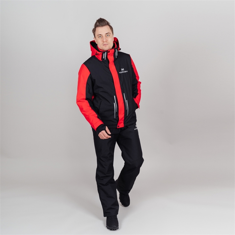 Куртка горнолыжная NORDSKI Extreme Black/Red 560910 - фото 22267