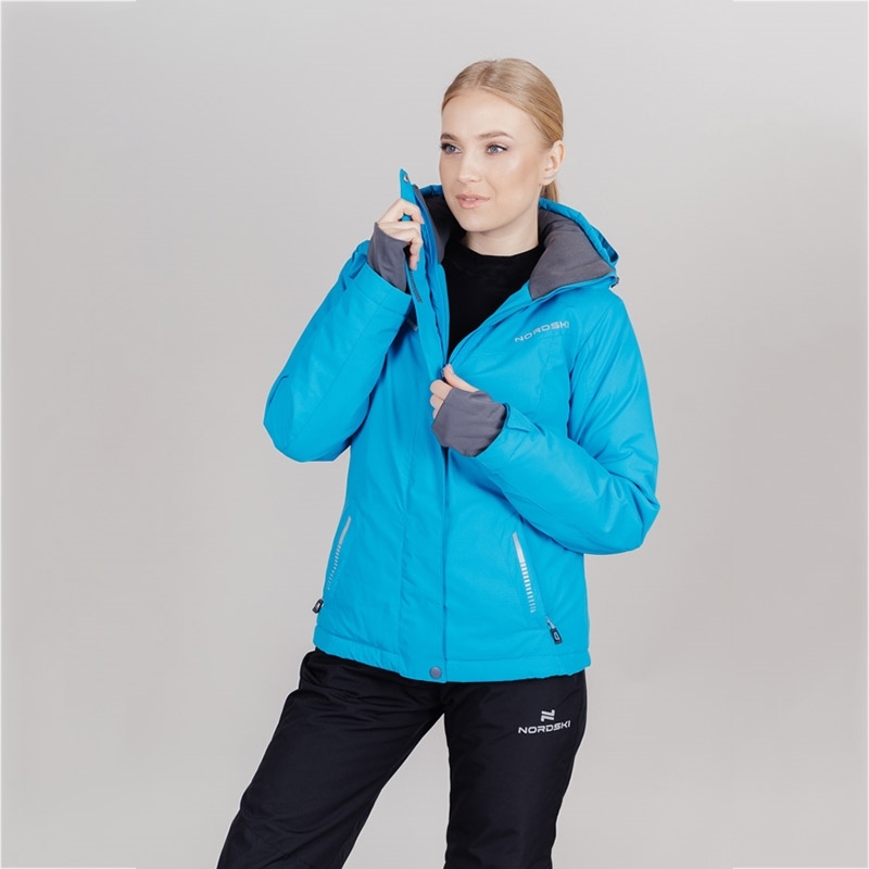 Куртка горнолыжная NORDSKI Extreme Blue женская 561192 - фото 22277