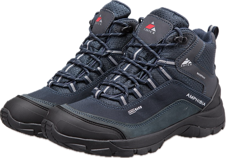 Ботинки трекинговые EDITEX Amphibia WP Jr Dark Blue W682M-02N - фото 26575