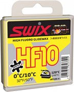 Мазь скольжения SWIX HF10X, (+10-0 C), Yellow, 40 g HF10X-4