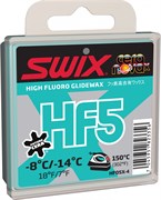 Мазь скольжения SWIX HF5X, (-8-14 C), Turquoise, 40 g HF05X-4