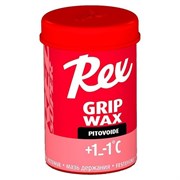 Мазь держания REX Grip waxes, (+1-1 C), Red, 45g 131