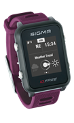 Часы SIGMA ID.FREE Plum, 7 профилей (GPS, пульс.на часах) 24110