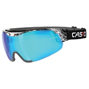 Очки-козырек CASCO Spirit Carbonic Splatter white-bluemirror 07.4932